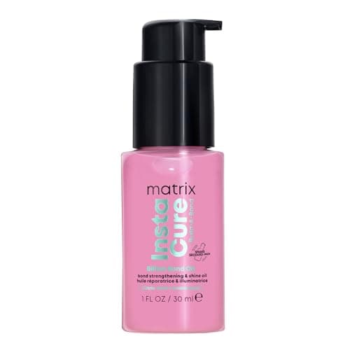 Image of MATRIX | Repairing Hair Treatment Oil | With Citric Acid & Squalane | For Damaged Hair, Strengthens, Fortifies & Adds Shine | InstaCure Build-A-Bond Billion Bond Oil | 30ml