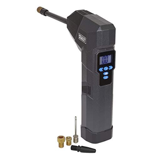 Image of Sealey Cti120 Compact Rechargeable Tyre Inflator & Powerbank with Work Light, Grey