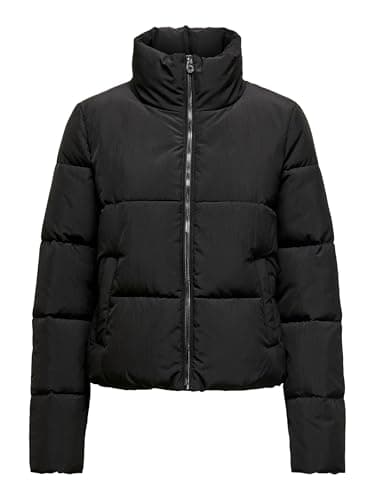 Image of ONLY Womens Onldolly Short Puffer Otw Noos Jacket, Black, XS UK