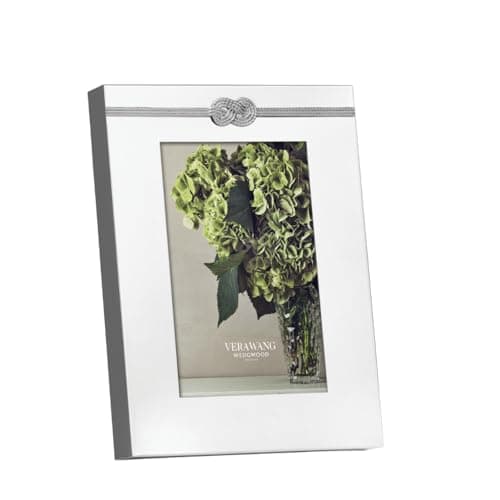 Image of Wedgwood Vera Wang Infinity Photo Frame 4x6in, Silver