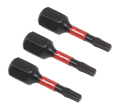Image of Sealey 3pc 25mm TRX-Star* T10 Impact Power Tool Bit Set - AK8215