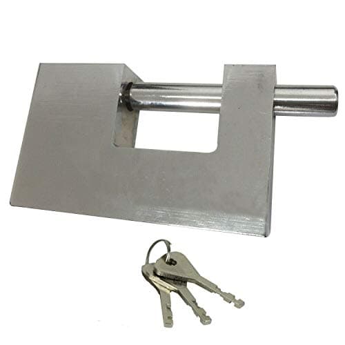 Image of 90MM Heavy Duty Shutter Padlock HIGH Security Anti Rust Shackle PAD Lock UK