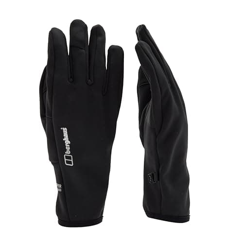 Image of Berghaus Adult Unisex Hillmaster Windstopper Glove, Black, L-XL