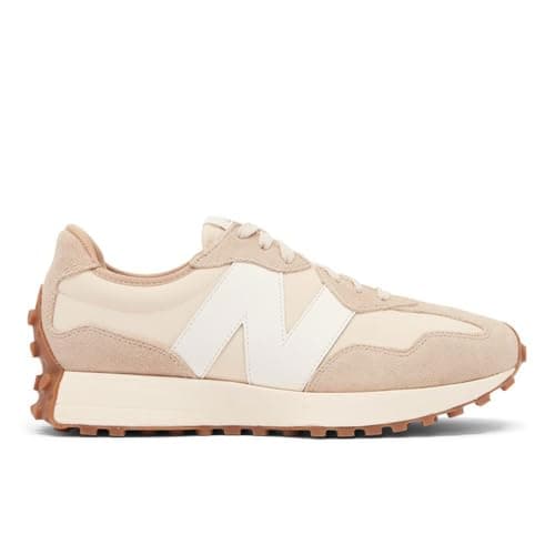 Image of New Balance Men's 327 Shoes, Mindful Grey/Sea Salt/Calm Taupe, 4/M