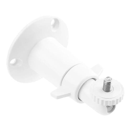 Image of Adjustable Camera Outdoor Wall Mount Bracket, Camera Mount with 1/4 Inch Thread, Camera Wall Mount for EufyCam s3 pro Arlo Blink Ring Aluminum Alloy Bracket for Outdoor Indoor, White
