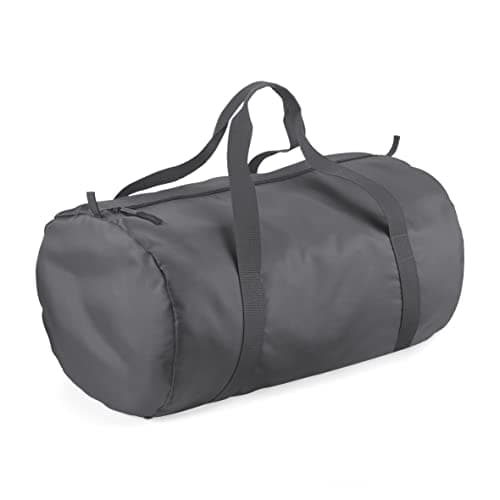 Image of BagBase BG150 Packaway Barrel Bag - Graphite Grey/Graphite Grey