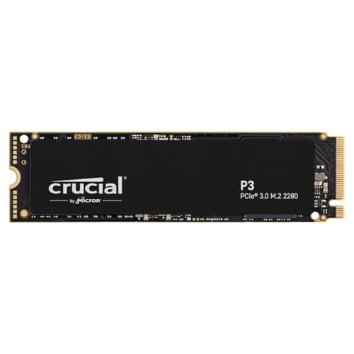 Image of Crucial P3 500GB M.2 PCIe Gen3 NVMe Internal SSD - Up to 3500MB/s - CT500P3SSD8