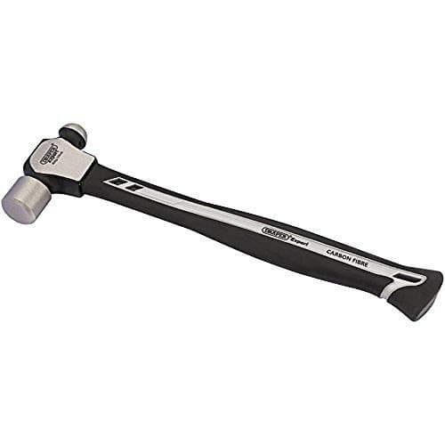 Image of Draper 26205 Expert Carbon Fibre Shaft Ball Pein Hammer, Grey and Black, 450g