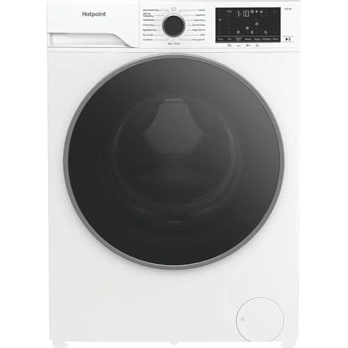 Image of HBD 9681 ANTI STAIN UK Washer Dryer 9KG Wash 6KG Dry 1400RPM Freestanding White Washing Machine with Dryer, Steam Hygiene, Quick Wash, Energy Efficient UK Model