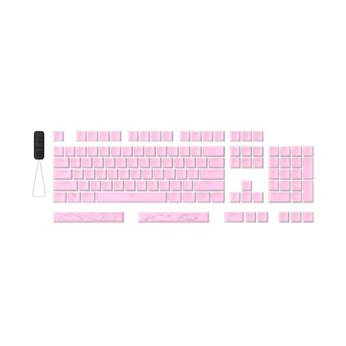 Image of HYPERX Pudding Keycaps 2 - Full Key Set - PBT - 112 Keys - Pink