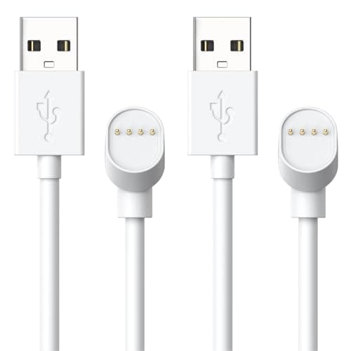 Image of TUSITA Charge Cable Compatible Google Nest Cam 1M - Magnetic Charging Wire, 2-Pack