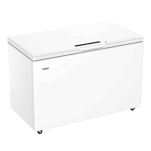 Image of Haier Series 7 Freestanding Chest Freezer, 418L Capacity, E Class, Extreme Cold Shield, Fast Freeze Technology, Antibacterial & Anti-Mould Gasket, LED Light, White, 132x75x84.5 cm - HCE420EK