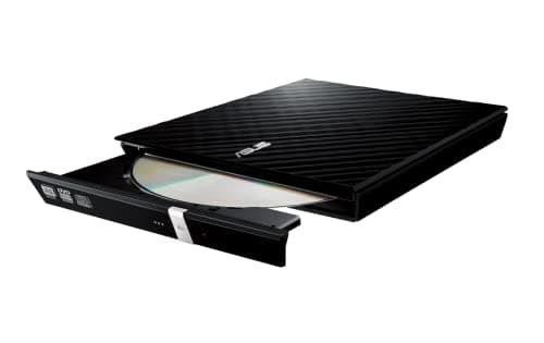 Image of ASUS SDRW-08D2S-U LITE external 8X DVD writer, Mac Compatible, M-DISC support, Disc Encryption, Unlimited Webstorage(12 months), NERO Backitup, E-Green, E-Media