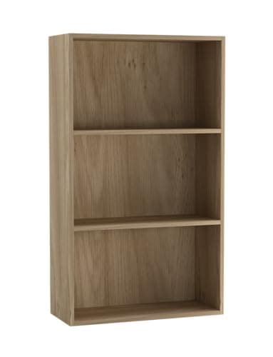 Image of URBNLIVING Wide 3 Shelf Tier Wooden Bookcase Cabinet Storage Shelving Display Shelves Unit