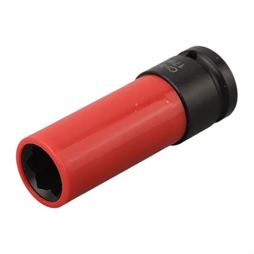 Image of SMZhomeone 1pc Wheel Lock Nut Removal Socket Wrench 17mm 21mm 1/2 Inch Drive Metal for Mercedes for BENZ S Series Auto Repair Garage Mechanic Use(17mm)