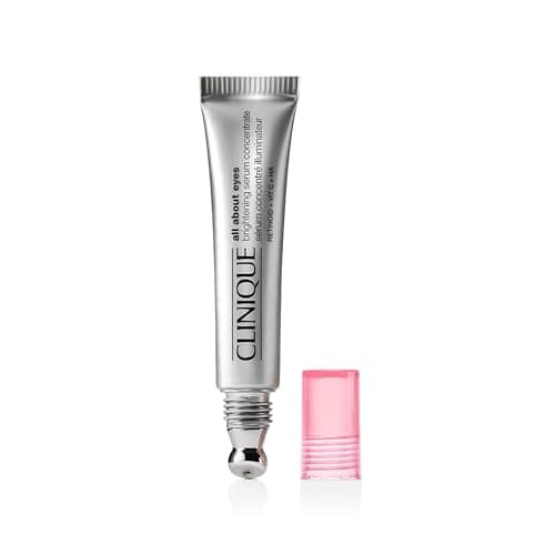 Image of Clinique All About Eyes Brightening Serum Concentrate With Vitamin C, Hyaluronic Acid + Retinoid | Hydrating + Visibly Reduces Dark Circles