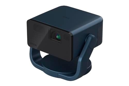 Image of Epson EF-22N Mini Smart Laser Projector | Full HD Laser Projector, Perfect for Home Entertainment, 1920 x 1080p, 5W Bluetooth Speakers, 1000 Lume, Google TV | 150", Blue/Black