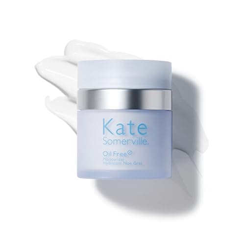 Image of Kate Somerville Oil Free Moisturiser – Clinically Formulated for Oily Skin, Lightweight, Non-Greasy, Fast-Absorbing, Hydrating Daily Face Cream, 50 mL