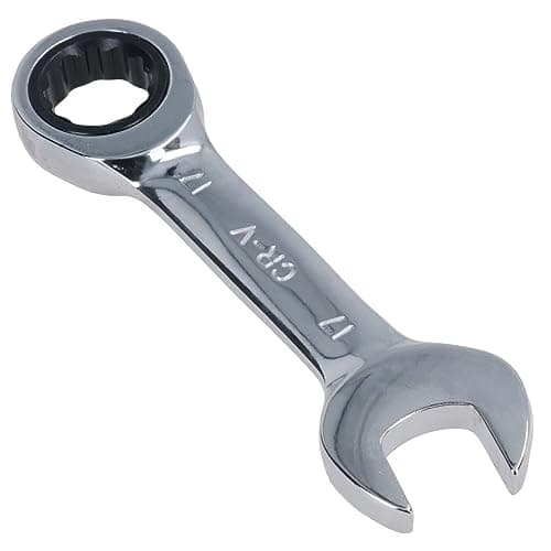 Image of 17mm Stubby Ratchet Combination Spanner Metric Wrench 72 Teeth SPN10