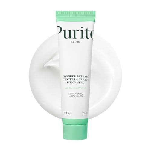 Image of PURITO Centella Unscented Cream, Korean Centella, for All Skin Types, Soothing, Facial Cream for face, K-Beauty, Korean Skin Care, 50ml 1.7 fl.oz