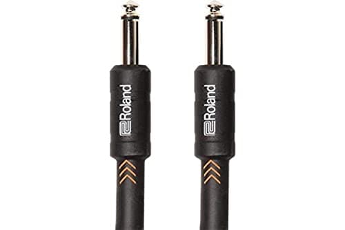 Image of ROLAND Black Series 25Ft /7.5M Instrument Cable, Straight 1/4" Jack - Ric-B25