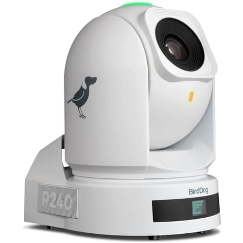 Image of BirdDog P240 PTZ Camera 1080P in White Full NDI