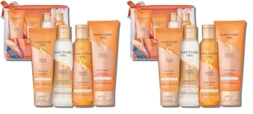 Image of Sanctuary Spa Petite Retreat Gift Set, Vegan, Gift For Women, Birthday Gift, Womens Gift Sets, Body and Bath Set (Pack of 2)