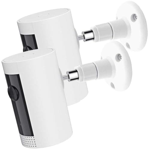 Image of 2Pack Ring Camera Mount, Compatible with Ring Stick Up Cam Battery/Plug-in/Camera Pro Battery/ Indoor Cam (1st Gen), 360 Degree Adjustable Mount Bracket for Ring Cameras Outdoor