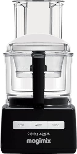 Image of Magimix 4200XL Food Processor - Multifunctional 6 in 1 Food Preparation, 3L BPA-Free Bowl, Professional Quality Ultra-Sharp Blades, Quiet Energy Efficient 950W Motor With 30 Year Guarantee - Black