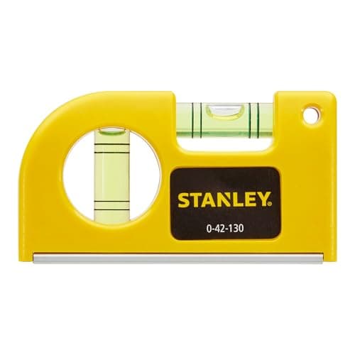Image of Stanley 0-42-130 Horizontal/Vertical Magnetic Pocket Level, Yellow