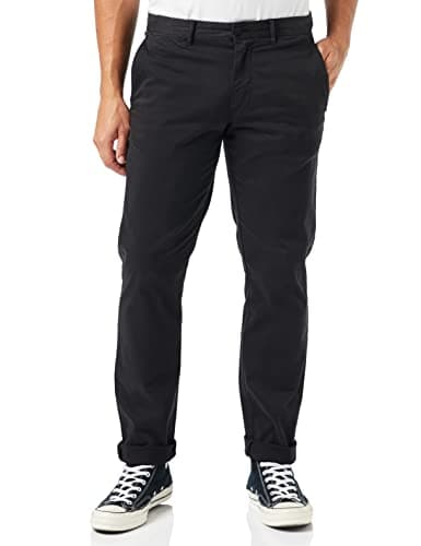 Image of Tommy Hilfiger Denton TH Flex Satin Chino GMD Black