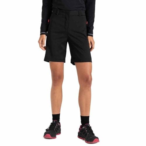 Image of Dare 2b Women's Torrek Mountain Walking Shorts, Lightweight Water Repellent Hiking Shorts Black