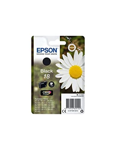 Image of Epson 18 Black Daisy Genuine, Claria Home Ink Cartridge