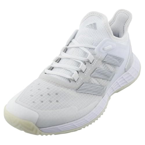 Image of adidas Women's Adizero Ubersonic 4.1 Sneaker, White/Silver Metallic/Grey One, 4 UK