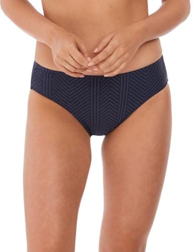 Image of Fantasie Women's Long Island Mid Rise Brief Bikini Bottoms, Ink, Large