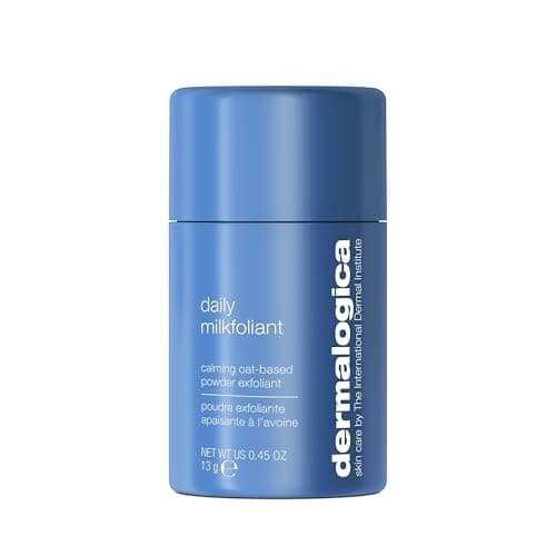 Image of Dermalogica Daily Milkfoliant Exfoliator - Vegan Exfoliating Powder with Coconut Milk for Smoother, Softer Skin, Combats Skin Sensitivity, Redness and Uneven Texture, All Skin Types, 13g Travel Size