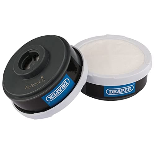 Image of Draper 03030 Spare A1P2 Filters (2) for Combined Vapour and Dust Respirator 03030