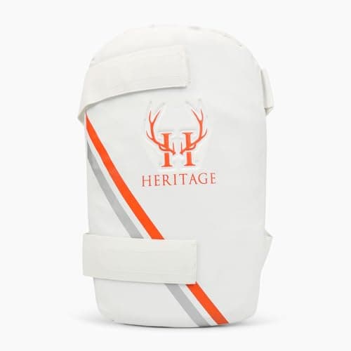 Image of Heritage Cricket Thigh Pad Small Junior Academy, Premium Cotton Construction, Ambidextrous Design, Offers Superior Protection and Comfort