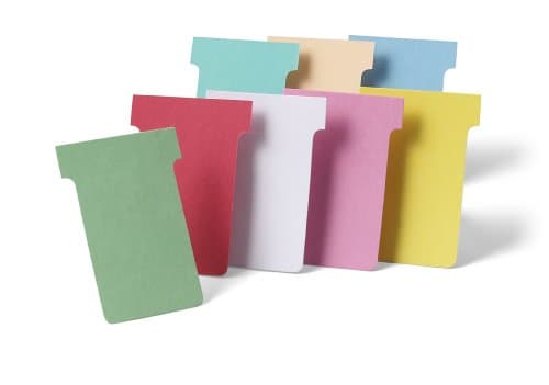 Image of Nobo T-Cards A110 Light Green Size 4 (Pack of 100)