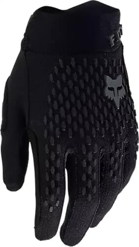 Image of Fox Racing YTH DEFEND GLOVE – MTB gloves – durable material – good ventilation – adjustable fit – suitable for trail – Black, size: YS