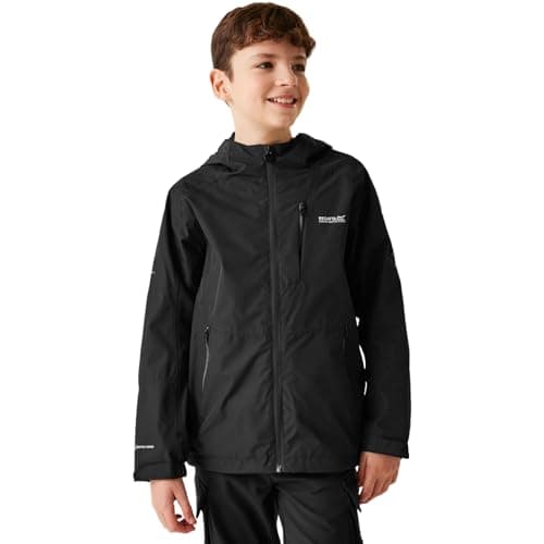 Image of Regatta Boys Calderdale III Full Zip Waterproof Jacket