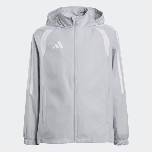 Image of adidas Unisex Kids Tiro26 League Kids Windbreaker 1516 team light grey/white