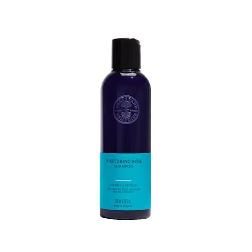 Image of Neal's Yard Remedies Nurturing Rose Shampoo, Enhance the Vibrancy of Damaged Hair, Cruelty-Free, 200 ml