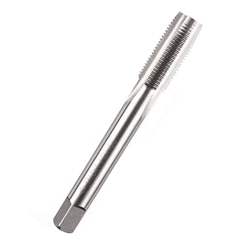 Image of TA-VIGOR M10 x 1mm Metric Machine Tap, HSS 3 Straight Flute Taper Plug Metric Tap, 1mm Pitch Screw Thread Tapping Threading Machinist Repair DIY Tool