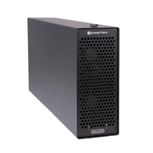 Image of Sonnet Echo II DV T5 2-Slot Thunderbolt 5 PCIe Expansion Enclosure – Desktop Chassis for Two Full-Height PCIe Cards, 6000 MB/s Per Slot, Mac/Windows/Linux