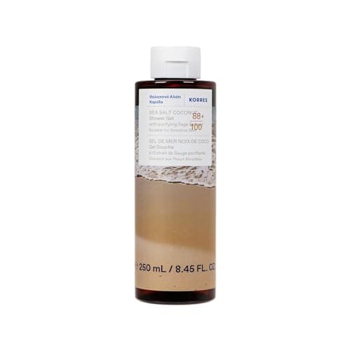 Image of KORRES Coconut Water Revitalising Shower Gel with Active Aloe Vera, Dermatologically Tested, Vegan, 250 ml
