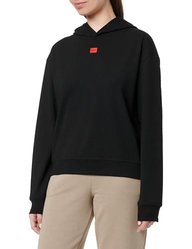 Image of HUGO Women's Lounge Sweatshirt, Black 001, L