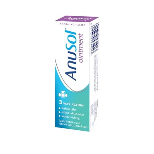 Image of Anusol Ointment – Proven Formula Shrinks Piles, Relieves Discomfort, Soothes Itching & Lubricates – 25 g (Pack of 1)
