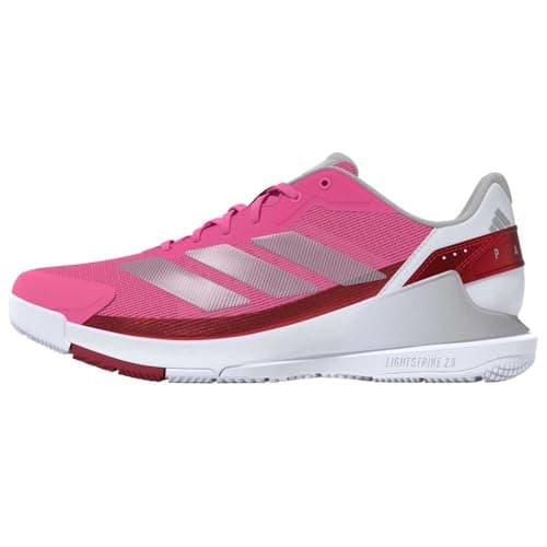 Image of adidas Women's Crazyquick Lightstrike Padel Shoes, Pink, 5 UK