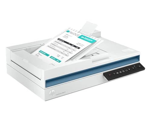Image of HP ScanJet Pro 3600 f1 Flatbed Scanner | Automatic Single-pass, two-sided Document Feeder| 30ppm/60ipm | 60 Page ADF | 1200 dpi resolution | USB 3.0 | Letter; Legal; Executive; A4; A5; A6; B5; B5 |